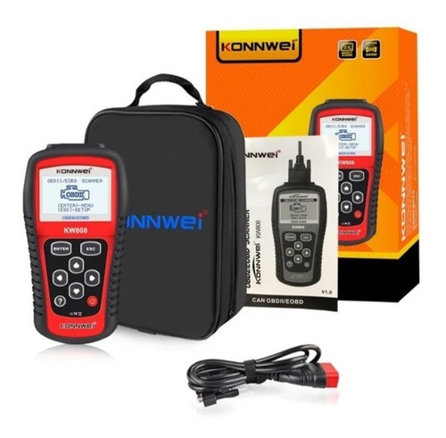 Escaner Automotriz Konnwei Kw808 Obd2 / Eobd Multimarcas