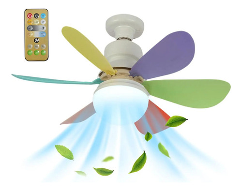 Ventilador Summer Cool Light Con Mando A Distancia