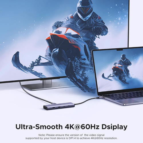 Hub Usb C Ugreen Revodok 9 En 1 Con Gigabit Ethernet 4k Hdmi
