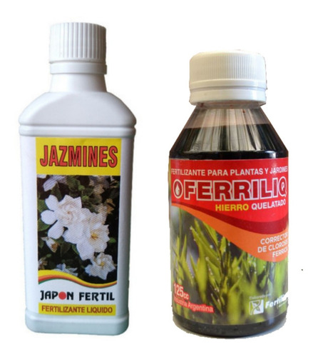 Combo Jazmines Fertilizante + Hierro Quelatado 