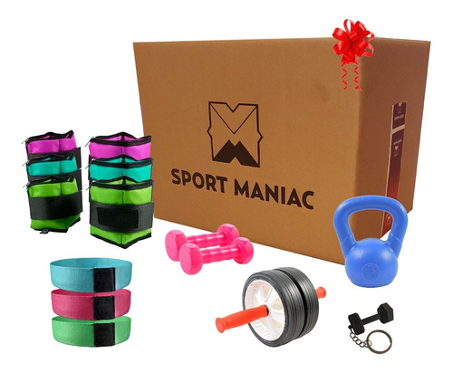 Set Kit Regalo Empresarial Sport Maniac - Caja Fitness 6