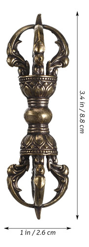 Veemoon Feng Shui Fornece Bronze Vajra Pilão Vajra Dorge Phu