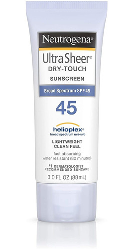 Protetor Solar Neutrogena Ultra Sheer Broad Spectrum 45 Spf