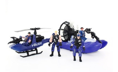 Policia Playset Vehiculo Figuras Y Accesorios 99345 Edu Full