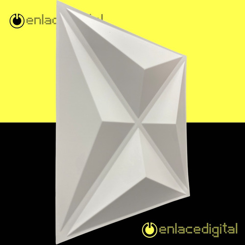 Imagen 4 de 6 de Panel Decorativo 3d Pvc Interior Exterior Blanco 003