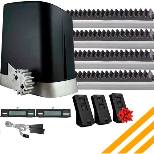 Imagen 1 de 10 de Kit Motor Portón Electrico Corredizo Automático Ppa 4 Metro