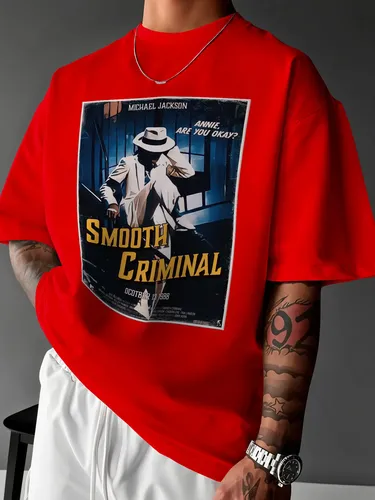 Camiseta Michael Jackson Smooth Criminal Vintage Ref4795