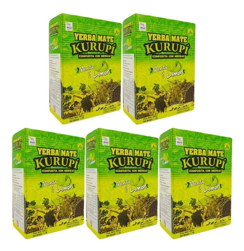 Kit 5 Ervas Kurupi 500g