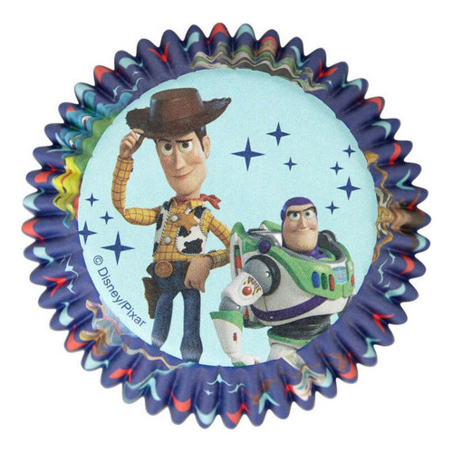 Disney Pixar Toy Story 4 Moldes Para Cupcakes, 50 Unidades