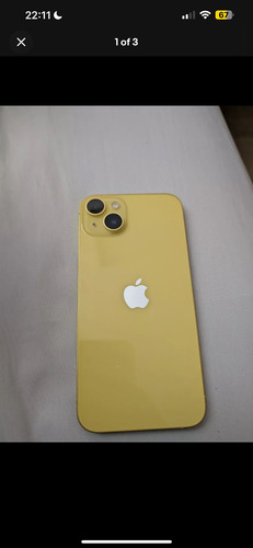 Apple iPhone 14 Plus (256 Gb) - Yellow (Usado)