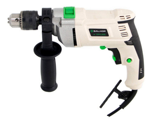 Taladro Atornillador Percutor 900 Watts 13mm Tpp1300salkor Color Blanco Frecuencia 50 Hz