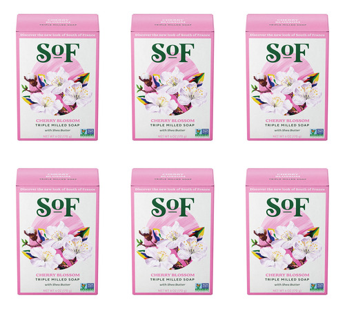 Sof Body Care - Jabón De Barra De Flor De Cerezo (anterior.