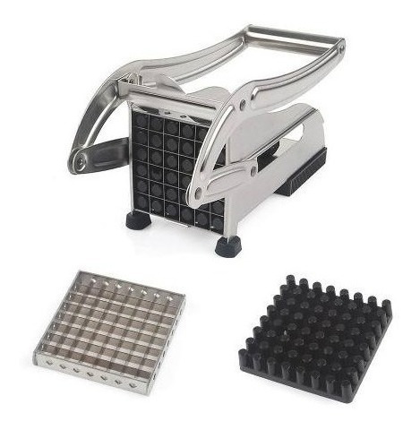 Corta Papas Rebanador Acero Inoxidable Práctico Cocina