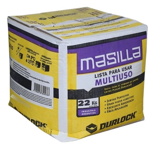 Masilla De Yeso  Durlock Caja X 22 Kilos