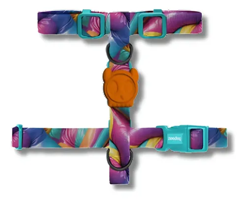 Arnês ergonômico para cães Zeedog H3d Bounce Turquesa S H3d Bounce