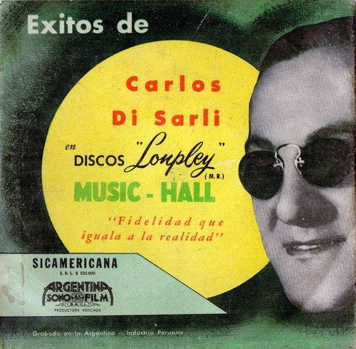 Carlos Di Sarli - El Opio - ......     Simple Doble Con Tapa