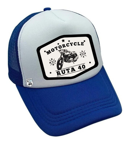 Imagen 5 de 6 de Gorra Trucker Motorcycle Cardinal Curva Regulador Doble