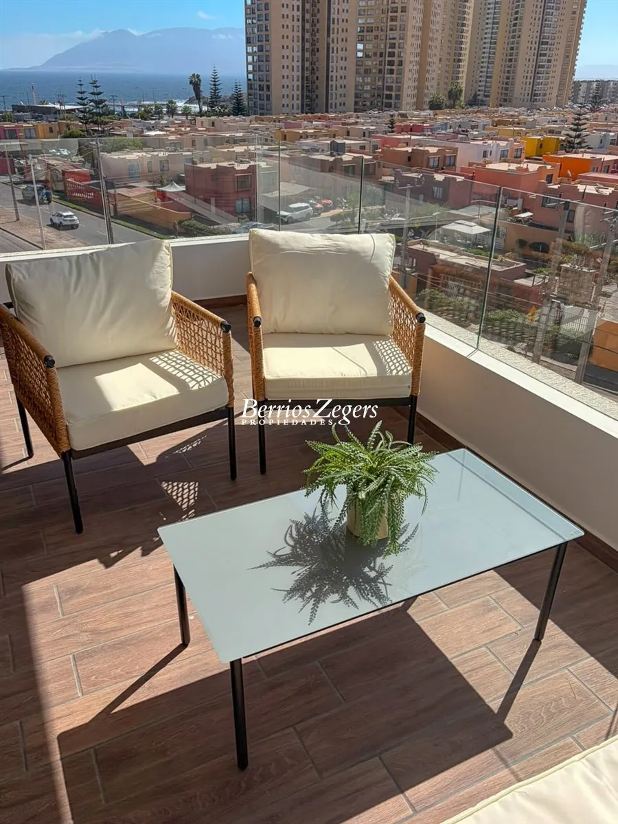 Imagen 2 de 28 de Departamento Amoblado En Arriendo Antofagasta Nuevo 2 Dorm.