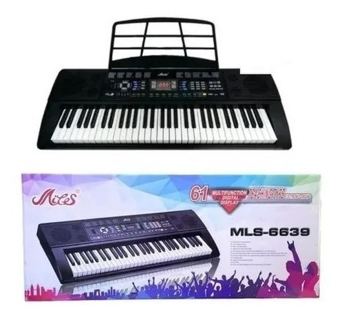 Teclado Musical 61 Notas Piano Mls-6639