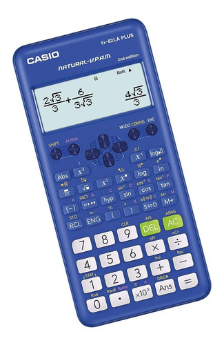 Calculadora Científica Casio Fx82laplus 2da Ed 252 Func Azul