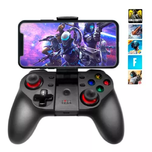 Mando Bluetooth Joystick Gamepad para Celular Android Con Sujetador  IMPORTADO