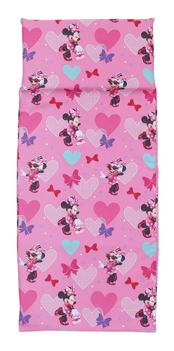 Disney Minnie Mouse - Cojin Para Siesta Preescolar  19 X 44