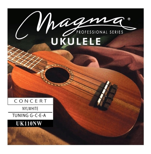 Encordado De Ukelele Concierto Cuerdas Magma Uk110nw