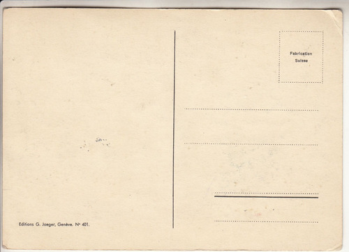 Antigua Postal Con Escudos De Confederacion Helvetica Suiza (Usado)