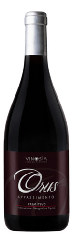 Vinho Vinosia Orus Appassimento Primitivo 750 Ml