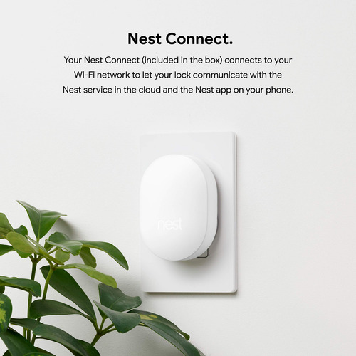 Smart Lock Google Nest X Yale, Resistente A Manipulaciones,