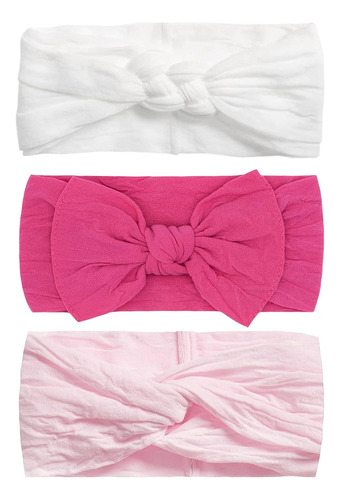 Bows 3 Pack - Baby To Little Girls Three Amigas Headban...