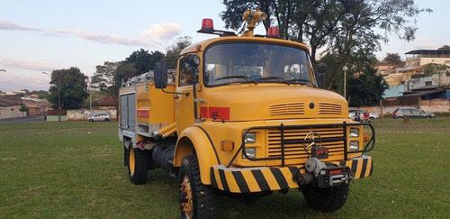 Mercedes 1317 4x4 Ano 1989 Bombeiro Combate Incendio