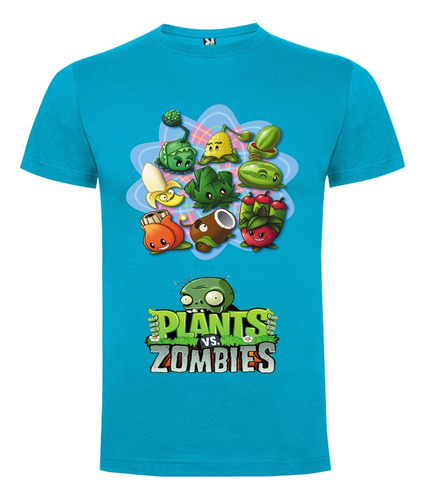 Polera Plantas Vs Zombie