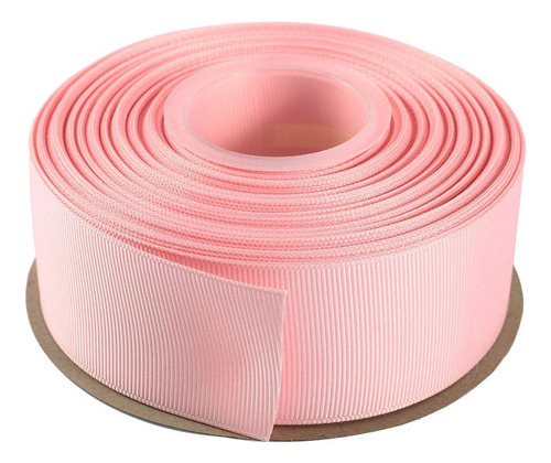Cinta De Tela Gross O Falla De (1.5 Cm) Rollo De 13,7 Metros Rosa