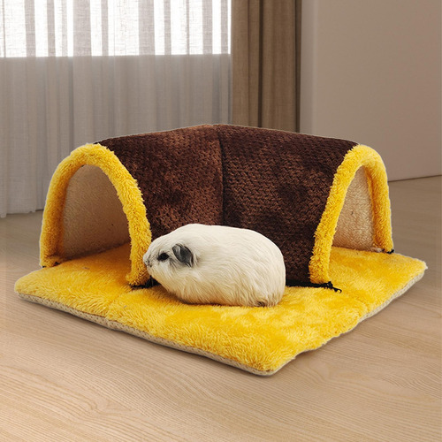 Para Animales Pequeños, Escondite De Conejillo Color Café