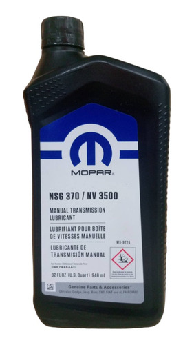 Aceite Mopar Caja Nv3550 Liberty Kj 2003 2004 2005 2006 2007