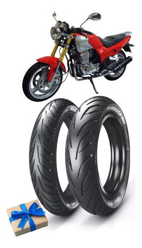 Par Pneu 110/70-17 + 140/70-17 Ira Masked Kahena 250 Dual
