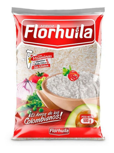 Arroz Blanco Florhuila Arroba 25lb - Kg a $221