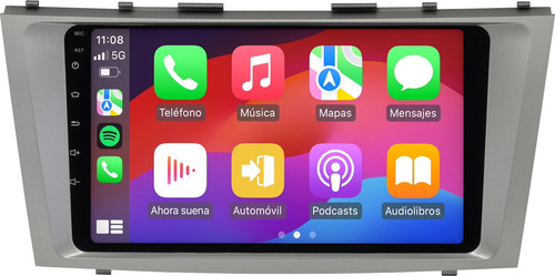 Estereo Toyota Camry 2007 A 2011 Carplay Android 2 32gb Color Gris