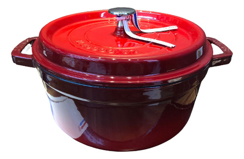 Caçarola Redonda Ferro Fundido Staub Lacocotte 24cm Vermelho