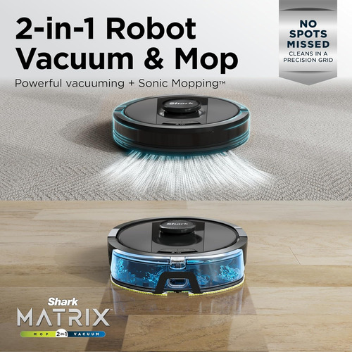 Aspiradora Robot Shark 2 En 1 C/ Vaciado Automatico Rv2400ws