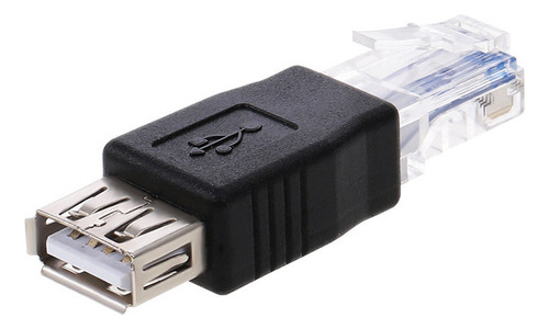 Conector Adaptador Usb 2.0 Hembra A Ethernet Rj45 Macho