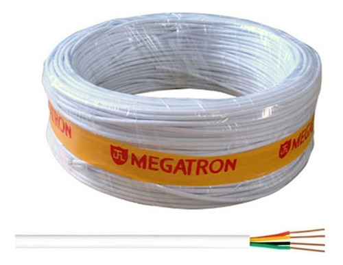 Cabo Telefone E Alarme Megatron Cci 50x2 Pares 100m Branco