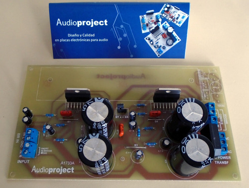 Imagen 2 de 10 de Modulo Amplificador Estereo De 100+100 W Puenteable A 200 W