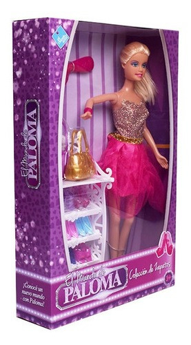Imagen 3 de 7 de Muñeca Paloma Colección De Zapatos El Mundo De Paloma