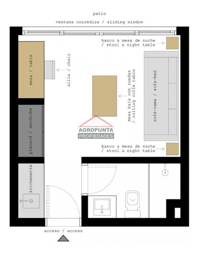 Monoambiente En Gorlero- Ref: 2731