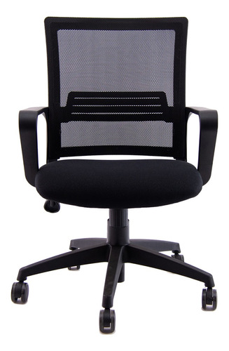 Silla De Oficina Link Rol Tela Mesh Y Eco Cuero Basculante