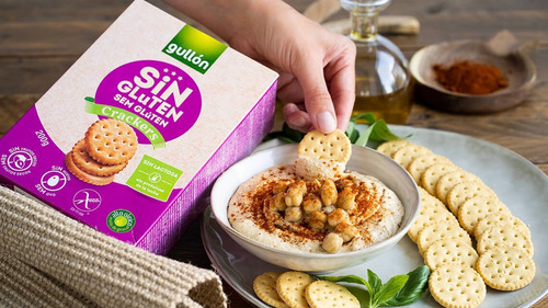 Imagen 2 de 3 de Galletitas Gullon Crackers Sin Gluten 200 Gr Pack 3 Unidades