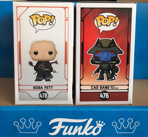 Funko Boba Fett 478 Y Cad Bane Nycc Set De 2 Piezas (Usado)