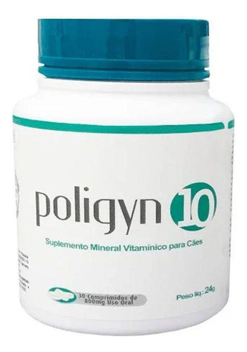 Poligyn 10 800mg Suplemento Para Cães 30 Comprimidos